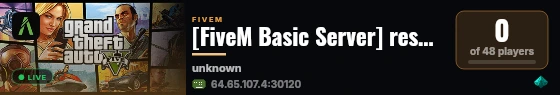 [FiveM Basic Server] respect blood live status badge