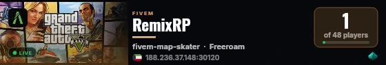 RemixRP live status badge