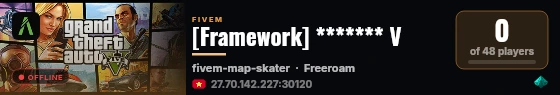 [Framework] ******* V live status badge