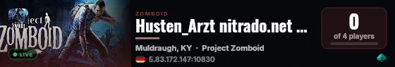 Husten_Arzt nitrado.net Zomboid live status badge