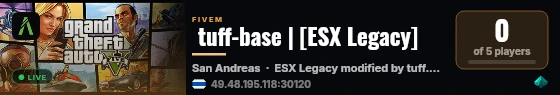  tuff-base | [ESX Legacy] live status badge