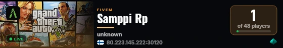 Samppi Rp live status badge