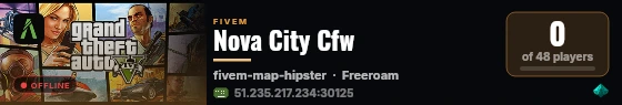 Nova City Cfw live status badge