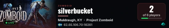 silverbucket live status badge