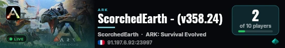 ScorchedEarth - (v358.24) live status badge