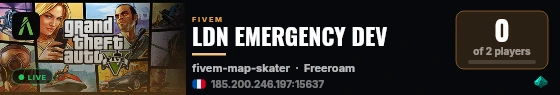 LDN EMERGENCY DEV live status badge