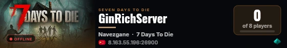 GinRichServer live status badge