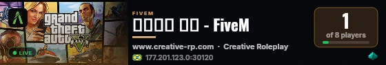 𝓑𝓪𝓼𝓮 ℬ𝒮 - FiveM live status badge