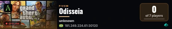 Odisseia live status badge
