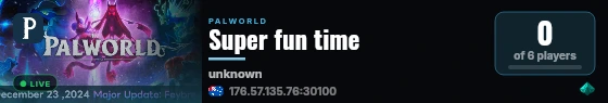 Super fun time live status badge