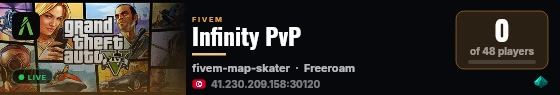 Infinity PvP live status badge