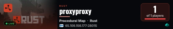 proxyproxy live status badge