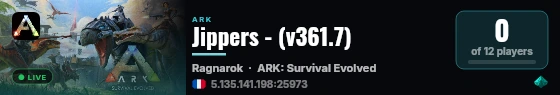 Jippers - (v361.7) live status badge