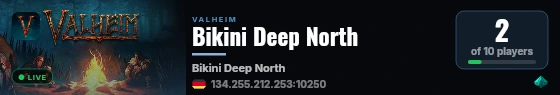 Bikini Deep North live status badge