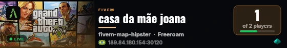 casa da mãe joana live status badge