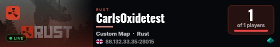CarlsOxidetest live status badge
