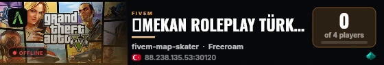 👑MEKAN ROLEPLAY TÜRK TEMANIN LİDERİ V2👑 live status badge