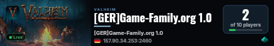 [GER]Game-Family.org 1.0 live status badge