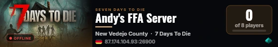 Andy's FFA Server live status badge