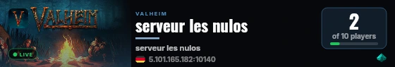 serveur les nulos live status badge