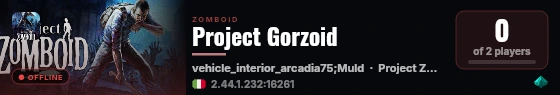 Project Gorzoid live status badge