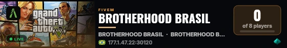 BROTHERHOOD BRASIL live status badge