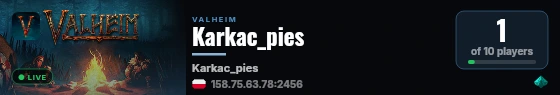 Karkac_pies live status badge