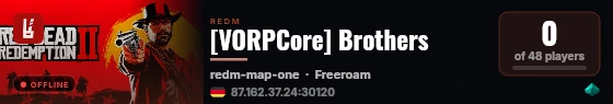 [VORPCore] Brothers live status badge