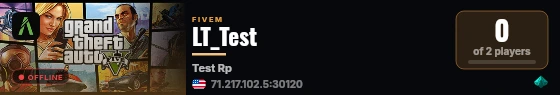 LT_Test live status badge
