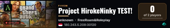 Project HirokeNinky TEST! live status badge