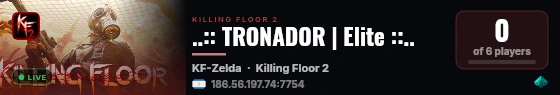 ..:: TRONADOR | Elite ::.. live status badge