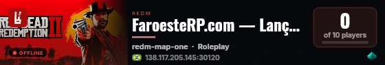 FaroesteRP.com — Lançou recentemente live status badge