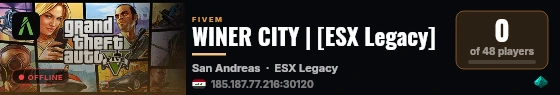 WINER CITY | [ESX Legacy] live status badge