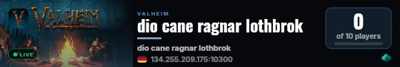 dio cane ragnar lothbrok live status badge