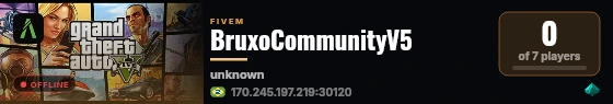 BruxoCommunityV5 live status badge