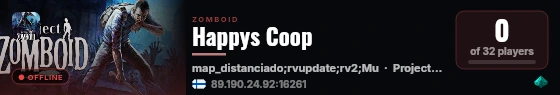 Happys Coop live status badge