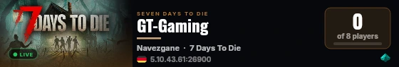 GT-Gaming live status badge