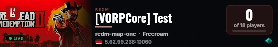 [VORPCore] Test live status badge