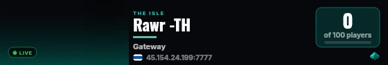 Rawr -TH live status badge