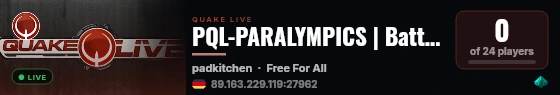 PQL-PARALYMPICS | Battle Royale Vamp live status badge