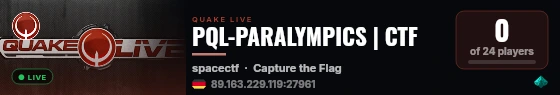 PQL-PARALYMPICS | CTF live status badge