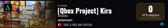 [Qbox Project] Kira live status badge