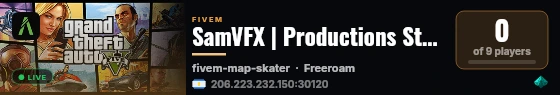 SamVFX | Productions Studio live status badge