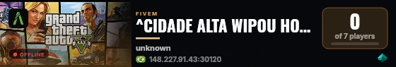 ^CIDADE ALTA WIPOU HOJE🌈 live status badge