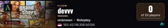 devvv live status badge