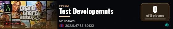 Test Developemnts live status badge