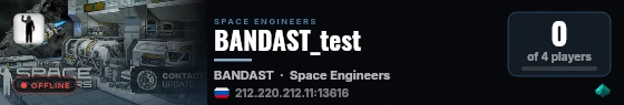 BANDAST_test live status badge