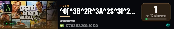 ^0[^3B^2R^3A^2S^3I^2L^0]  ^5🌴 Diguel City 🌴 ^0・ ^1 📌SEM ALLOWLIST ^0・ ^1 ✨WIPE HOJE ^0・  ^0・ ^8discord.gg/ live status badge