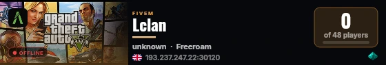 Lclan live status badge
