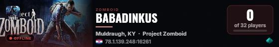 BABADINKUS live status badge